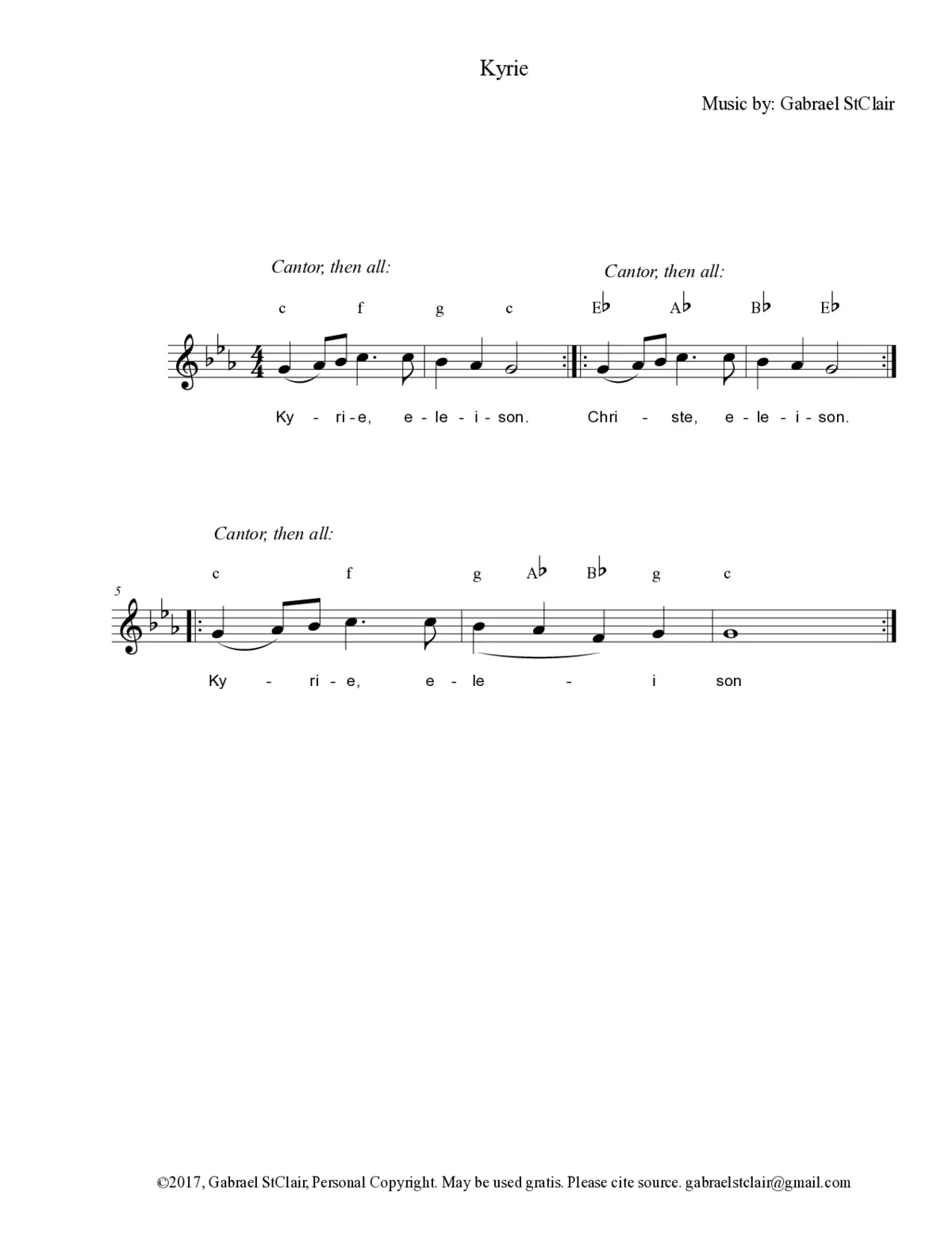 Kyrie - Page 1