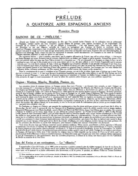 14 Airs Espagnols Anciens