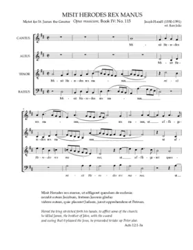 Misit Herodes rex manus