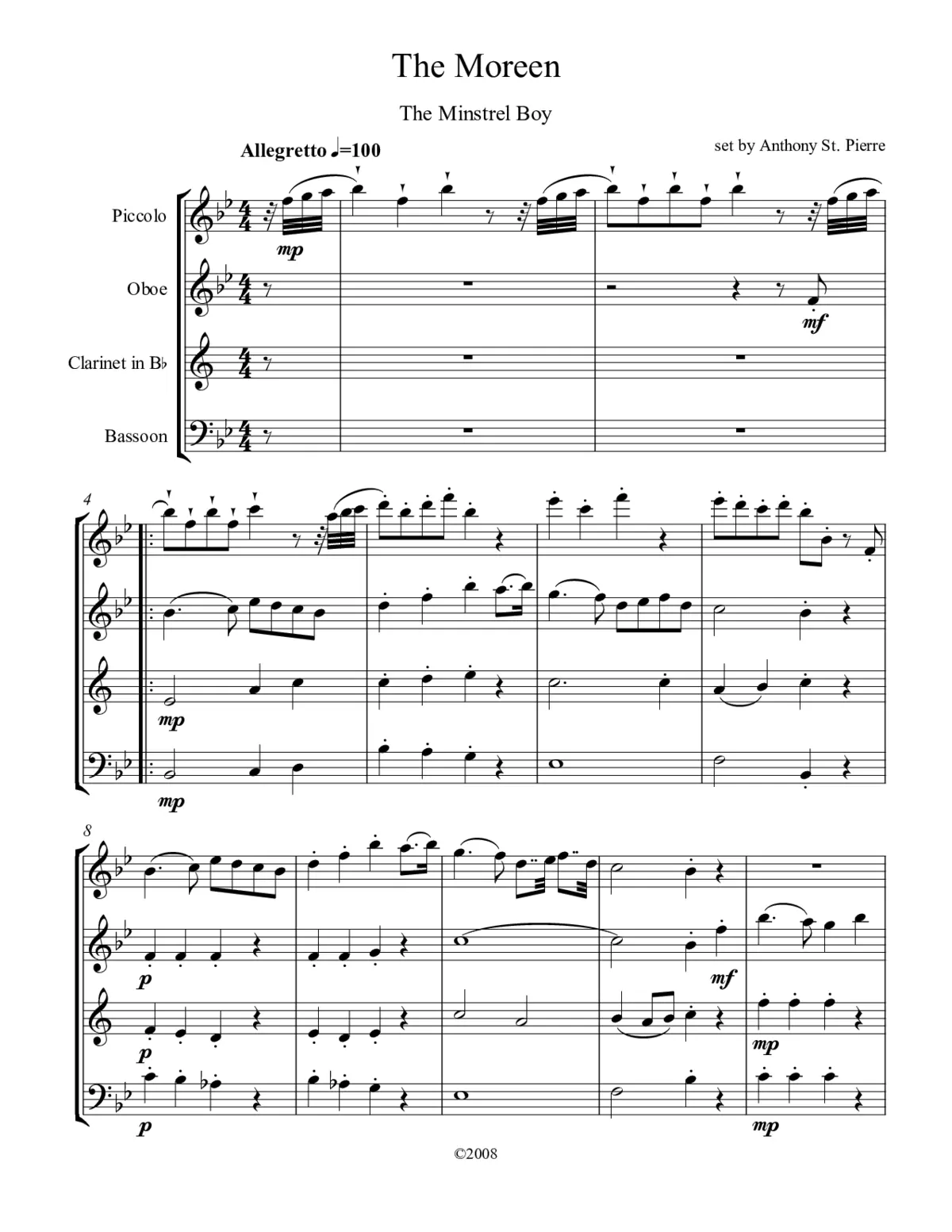 Three Irish Tunes - Page 1