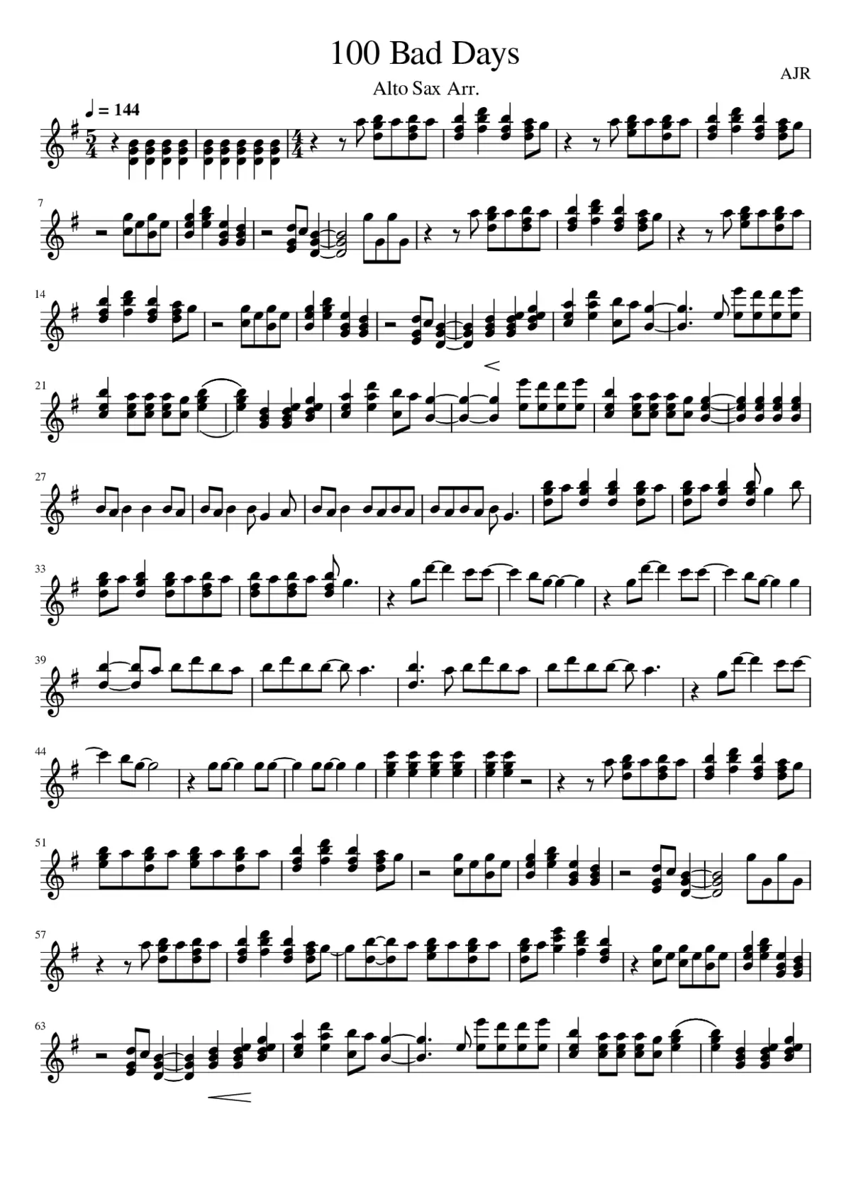 100 Bad Days - Page 1