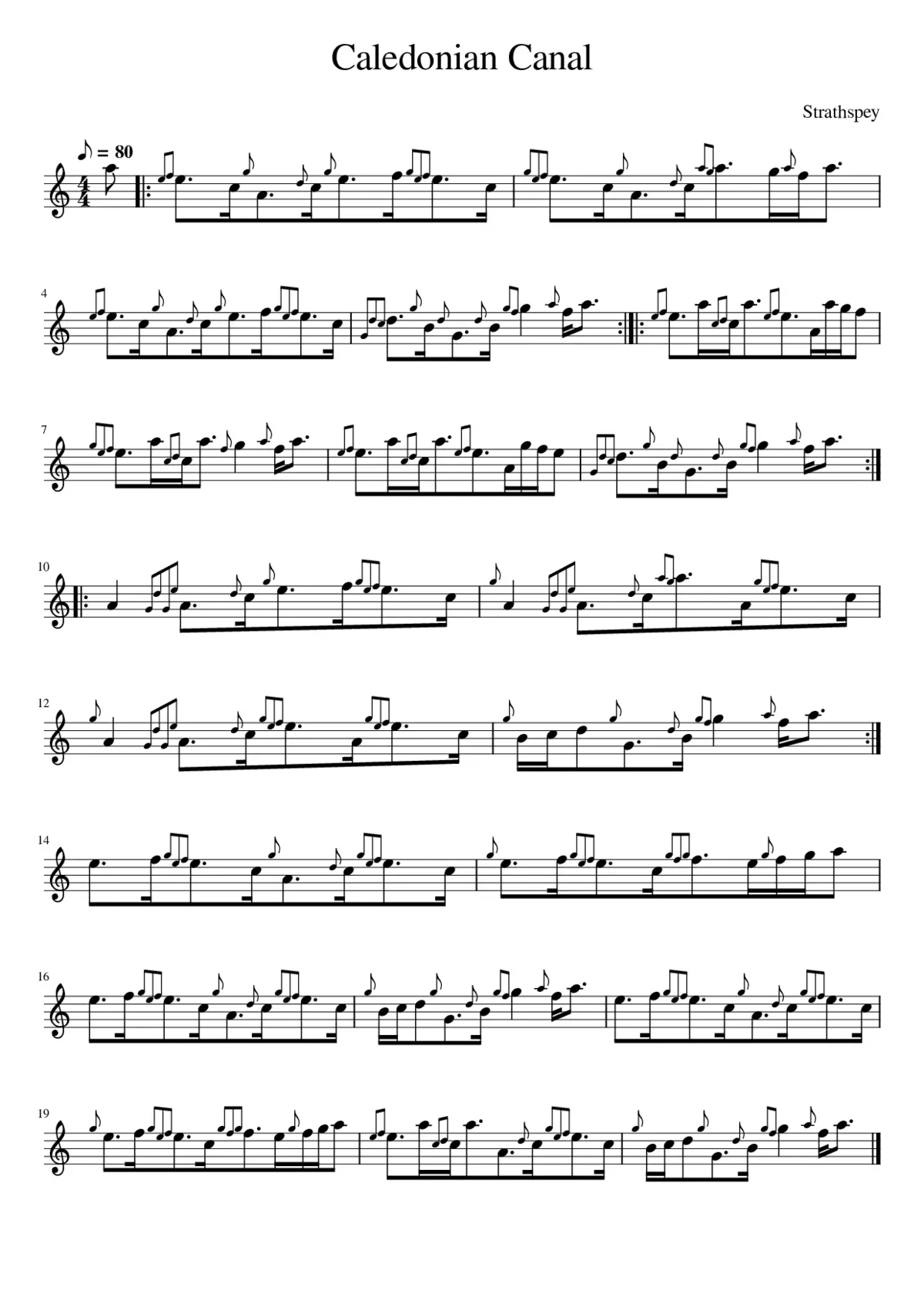 Caledonian Canal - Page 1