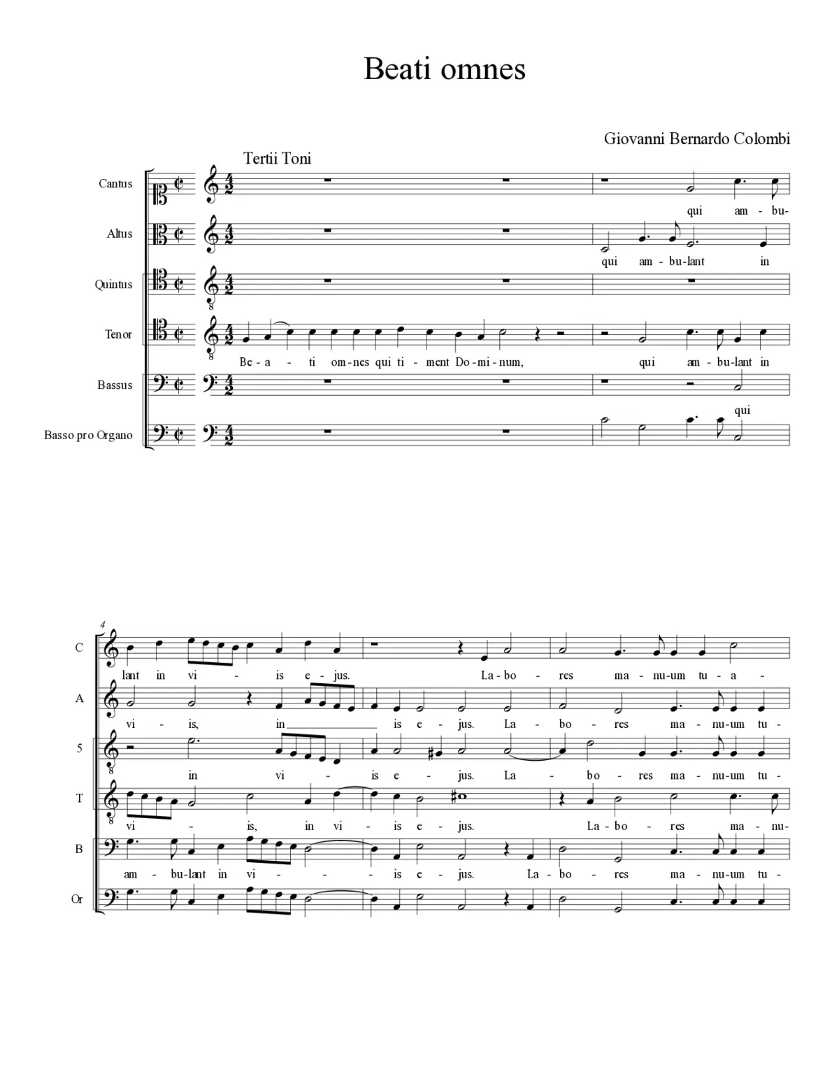Beati omnes - Page 1