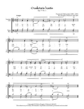 O salutaris hostia in F