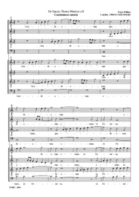 Gaudeamus omnes a 8