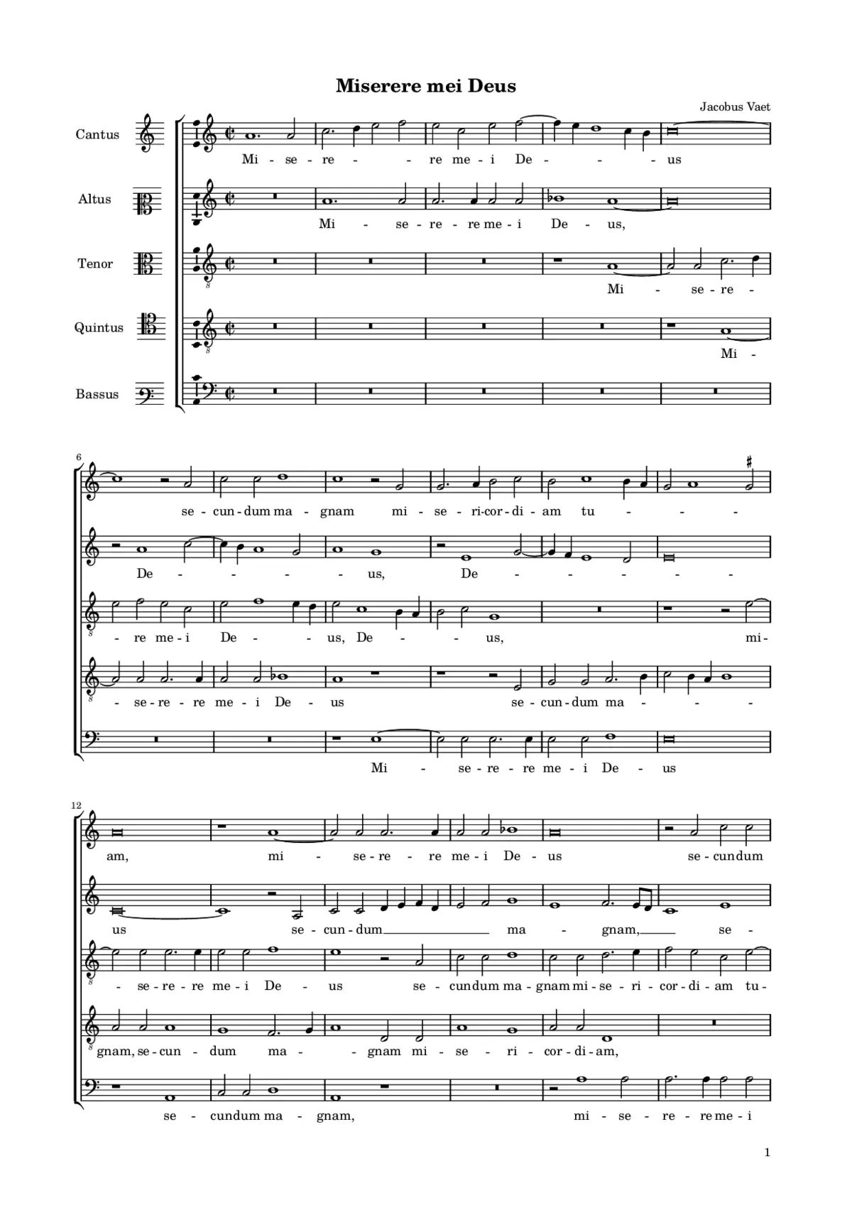 Miserere mei Deus - Page 1