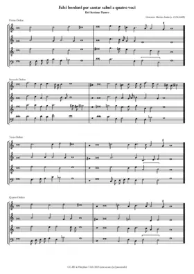 Falsi bordoni septimi toni