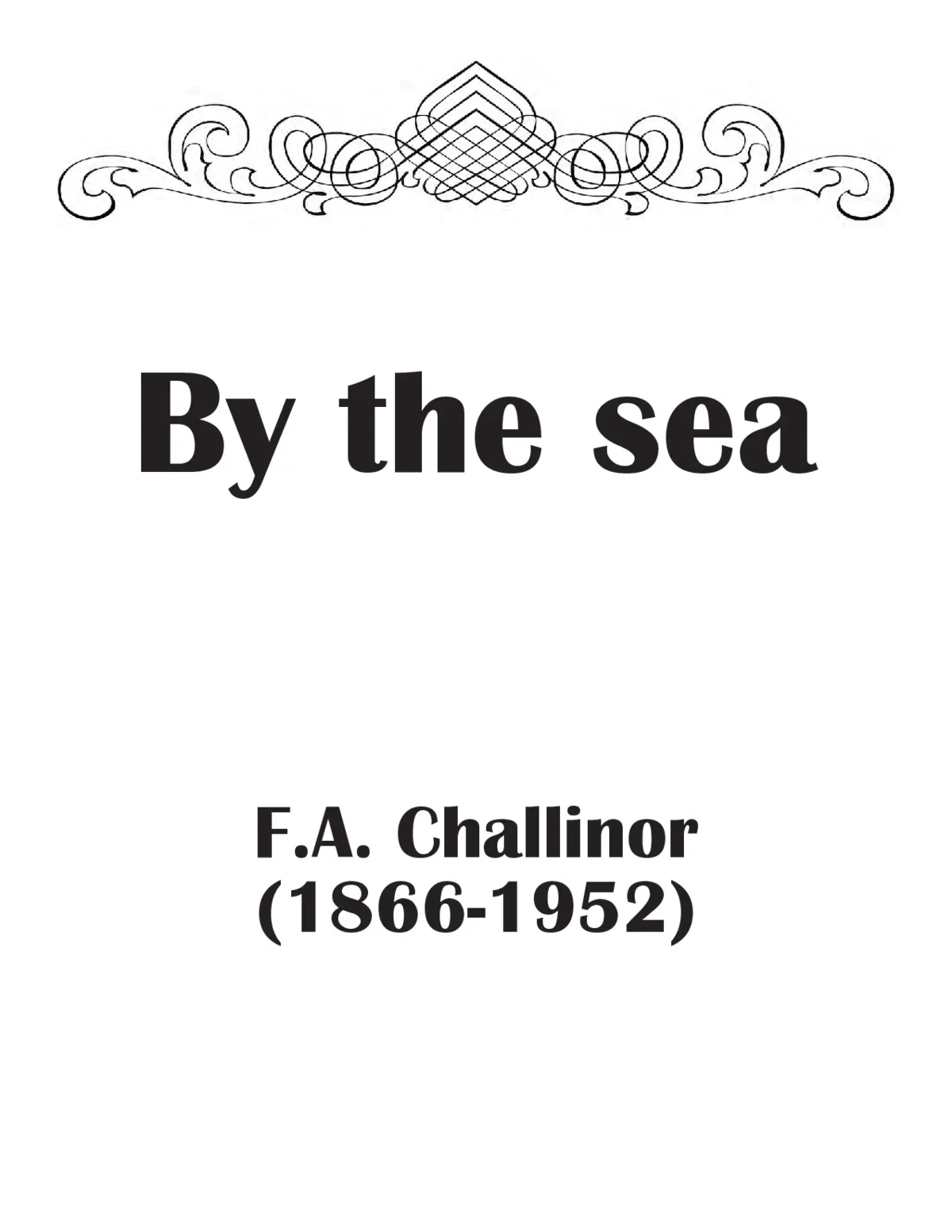 By the sea - Page 1