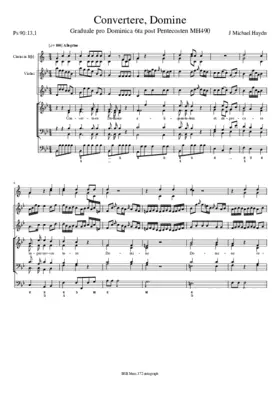 Convertere, Domine, MH 490