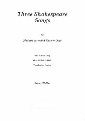 Three Shakespeare Songs