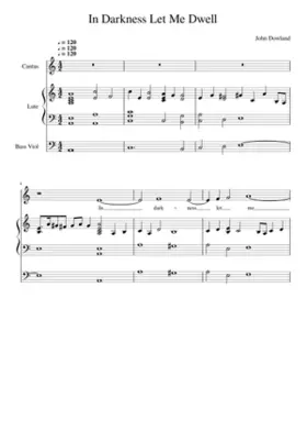 In darkness let me dwell