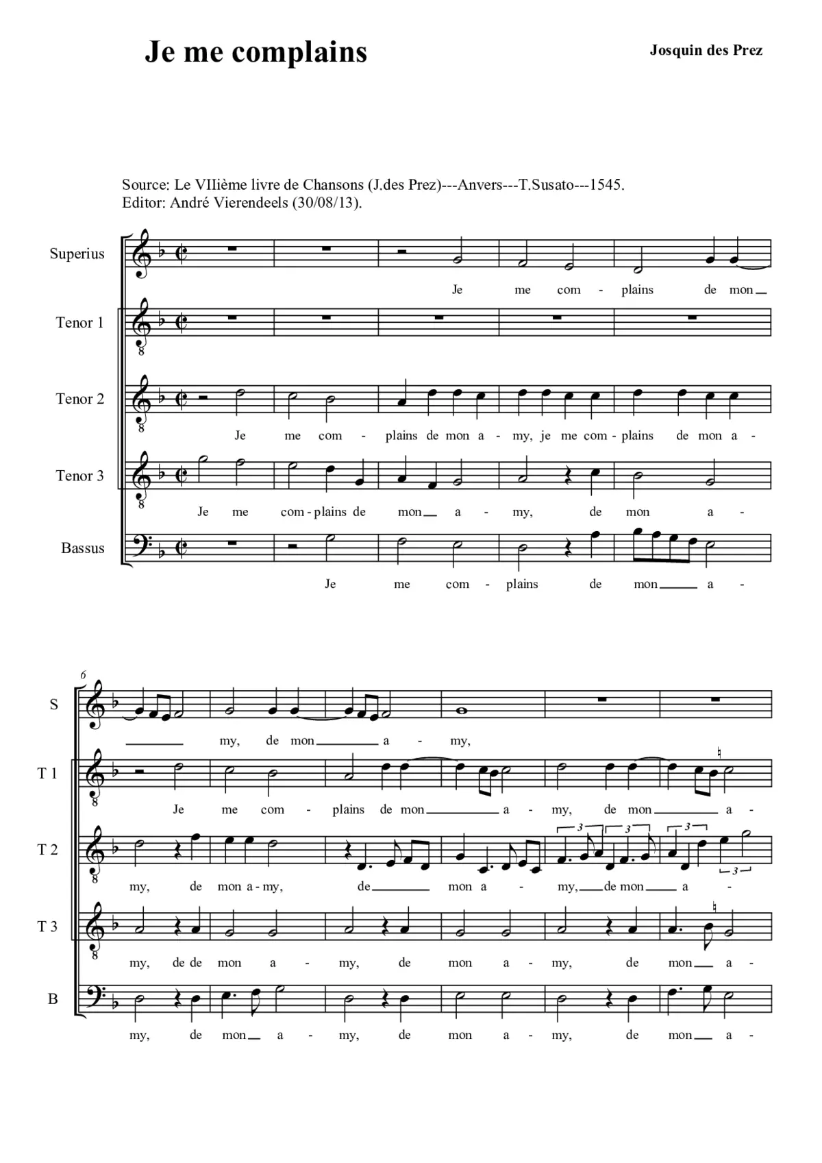 Je me complains - Page 1