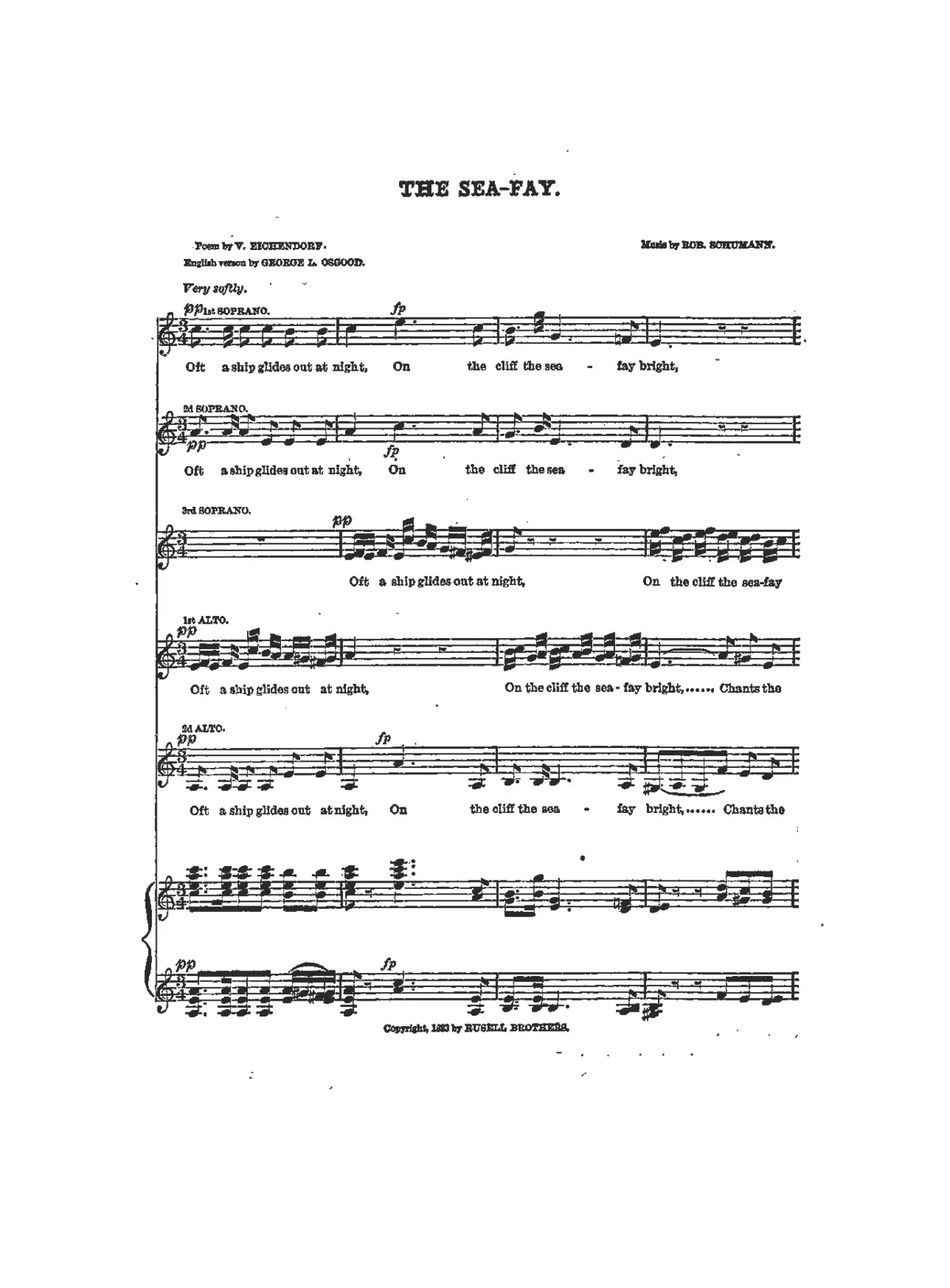 6 Romanzen für Frauenstimmen Vol. I - Page 1