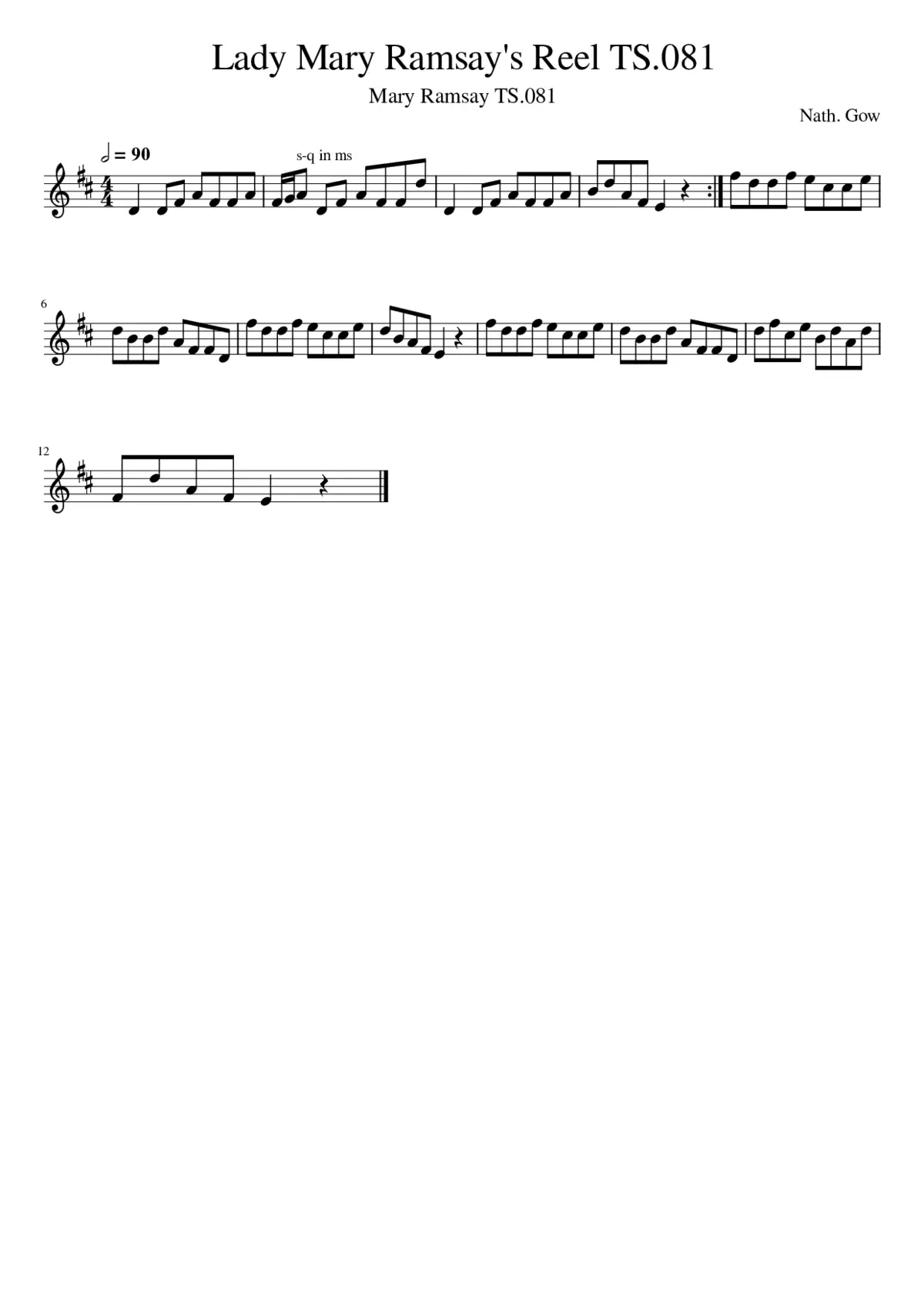 Lady Mary Ramsay - Page 1