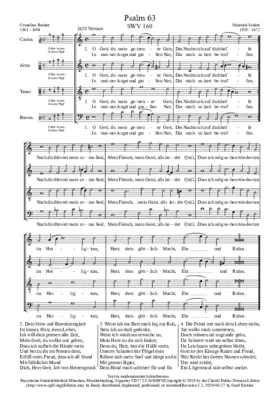 O Gott, du mein getreuer Gott, SWV 160