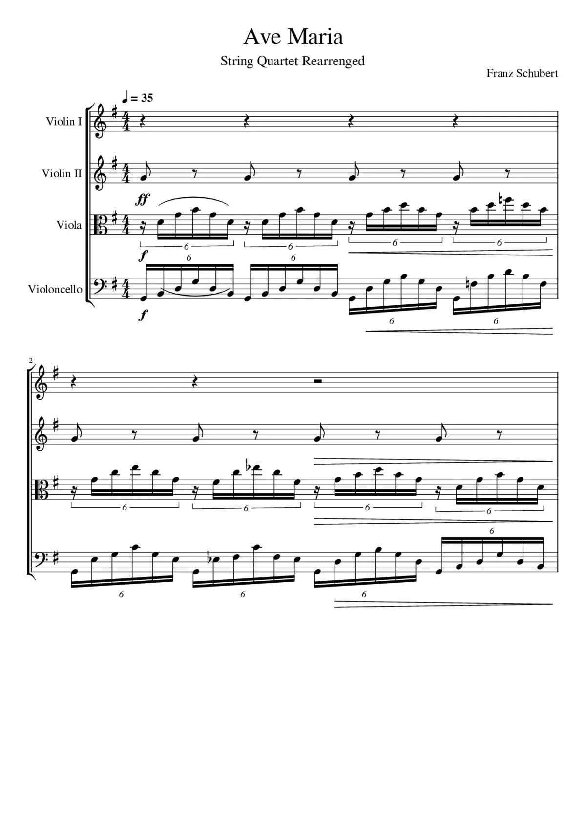 Ave Maria D.839 - Page 1