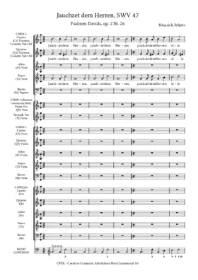 Jauchzet dem Herren, alle Welt (Concert), SWV 47