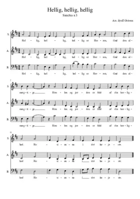 Hellig, Hellig, Hellig