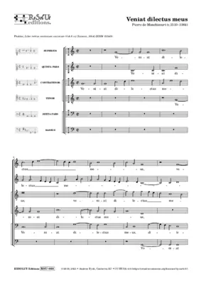 Veniat dilectus meus