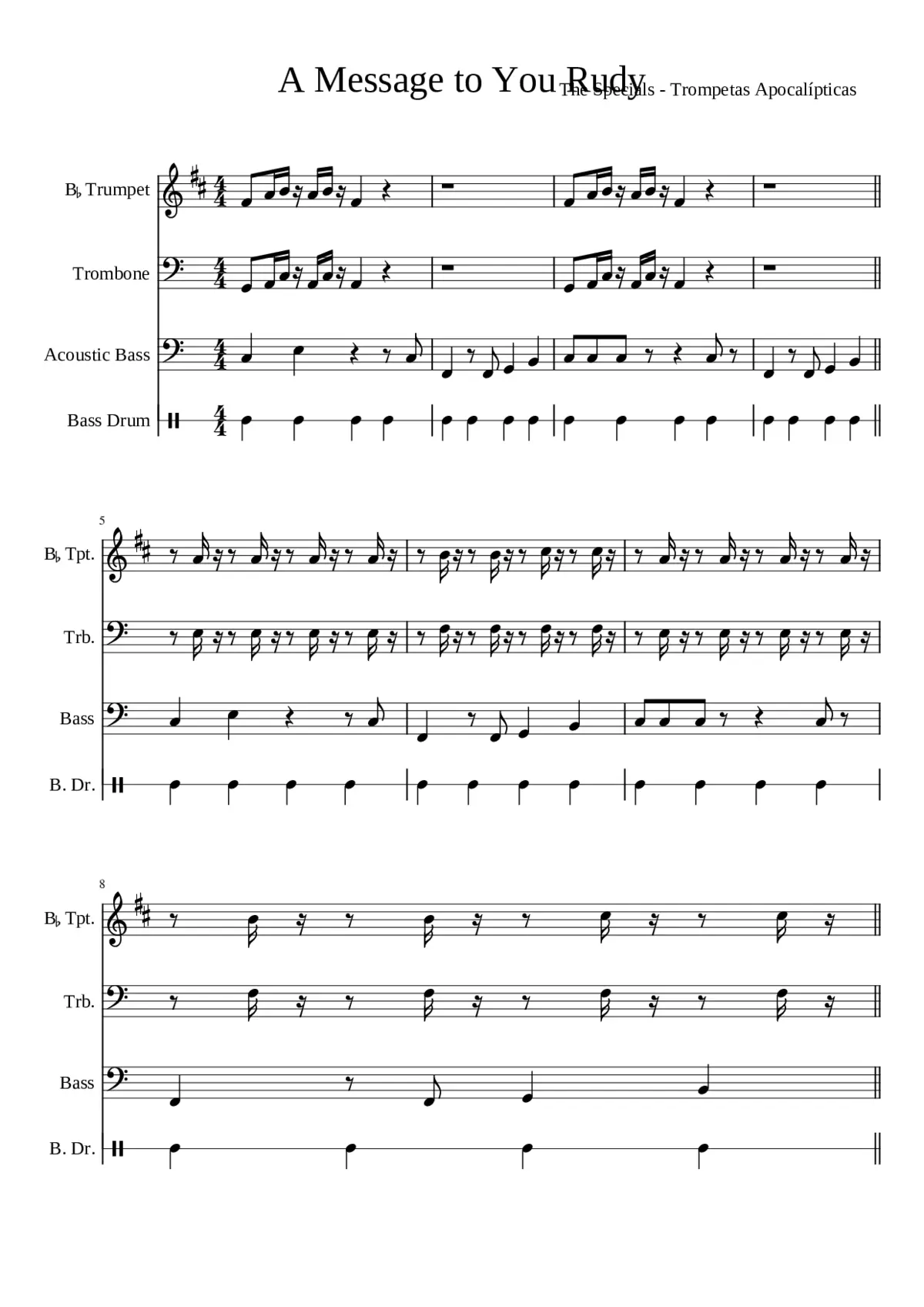 a message to you rudy - Page 1