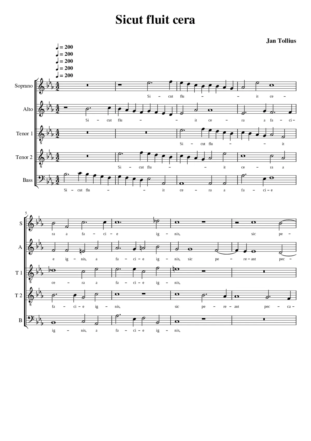 Sicut fluit cera - Page 1