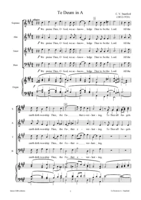 Te Deum in A major