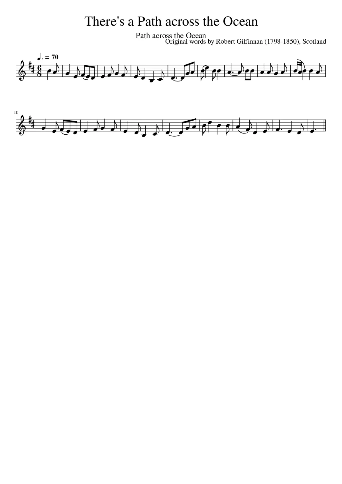 There's a Path across the Ocean - Page 1