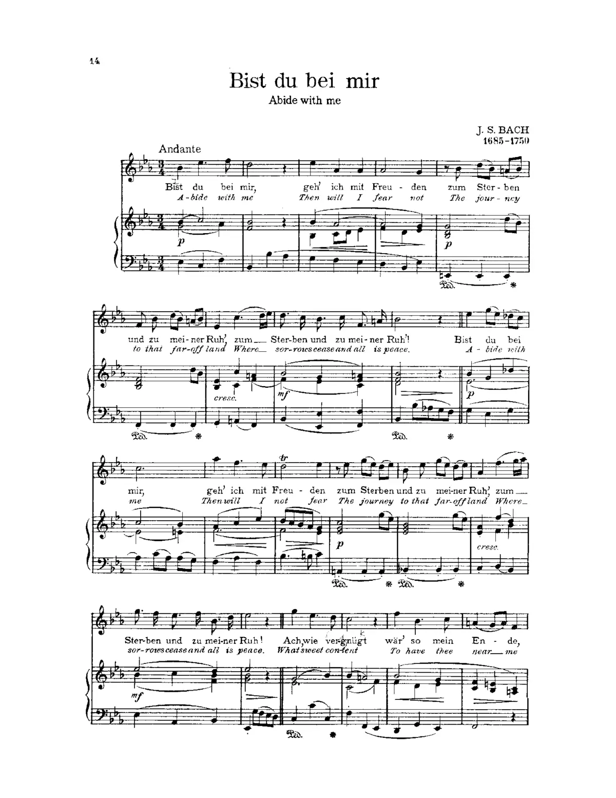 Bist du bei mir - Page 1