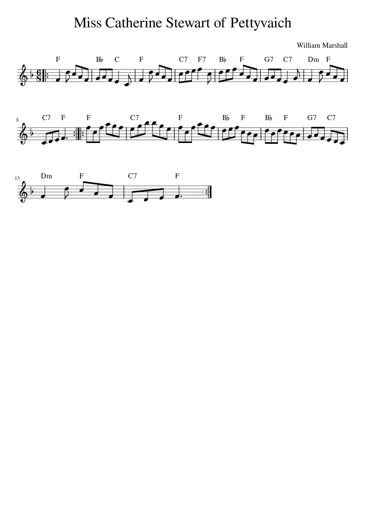 Miss Catherine Stewart of Pettyvaich - Page 1