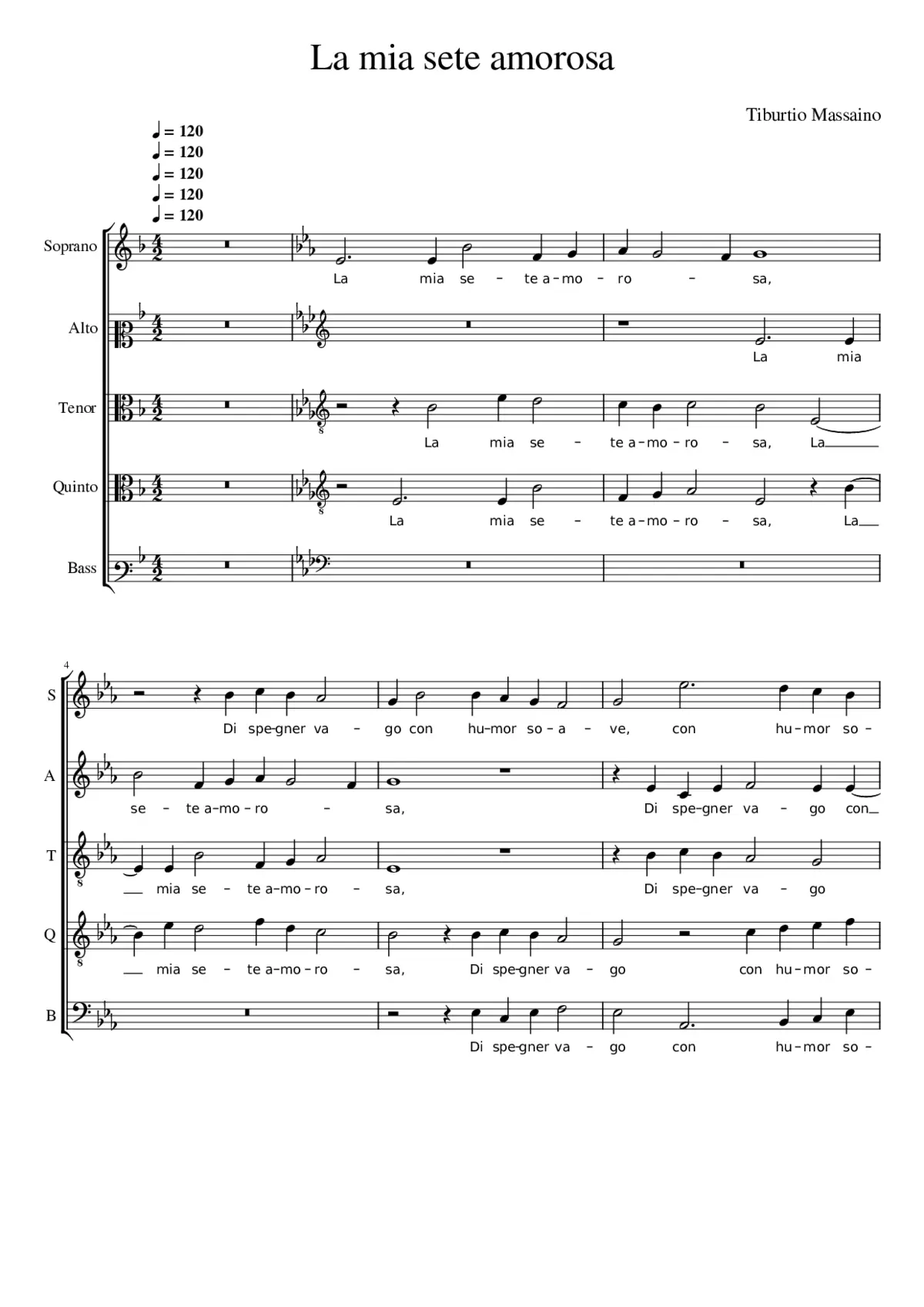 La mia sete amorosa - Page 1