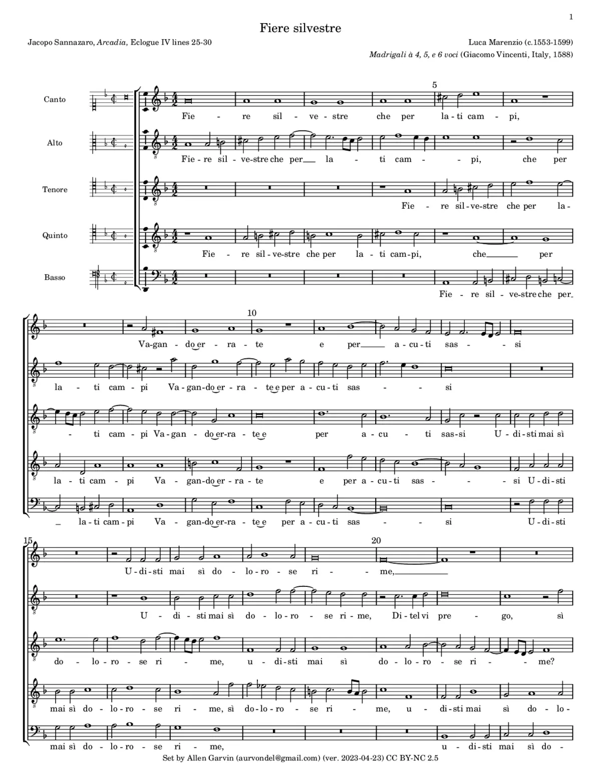 Fiere silvestre - Page 1