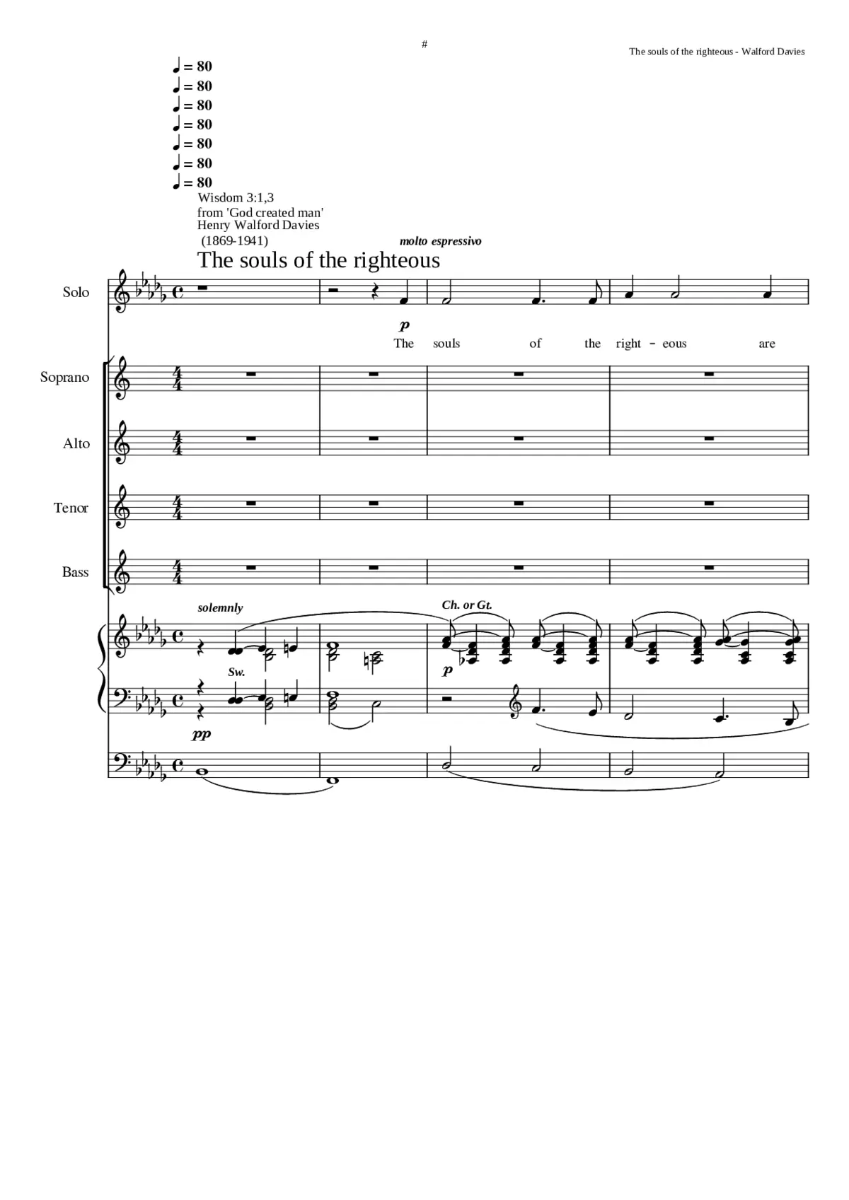 The souls of the righteous - Page 1