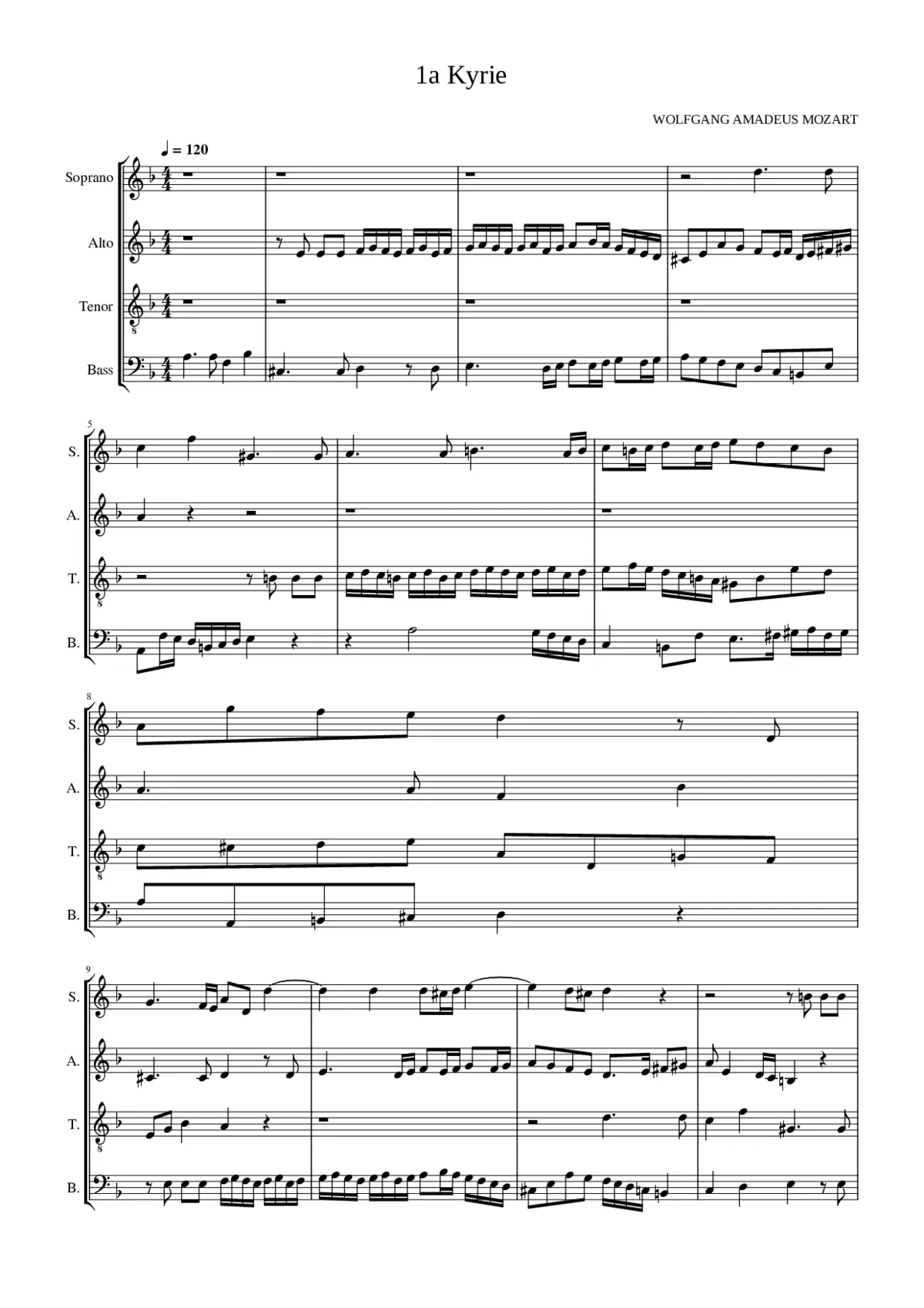 Requiem in D minor K.626 - Page 1