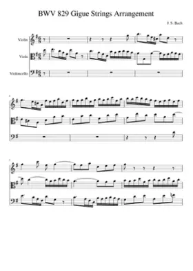 Partita in G major BWV 829