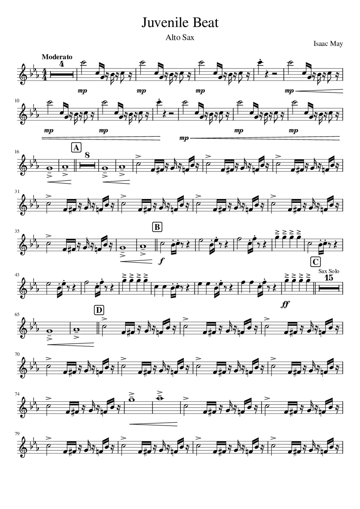 Juvenile Beat.Alto - Page 1