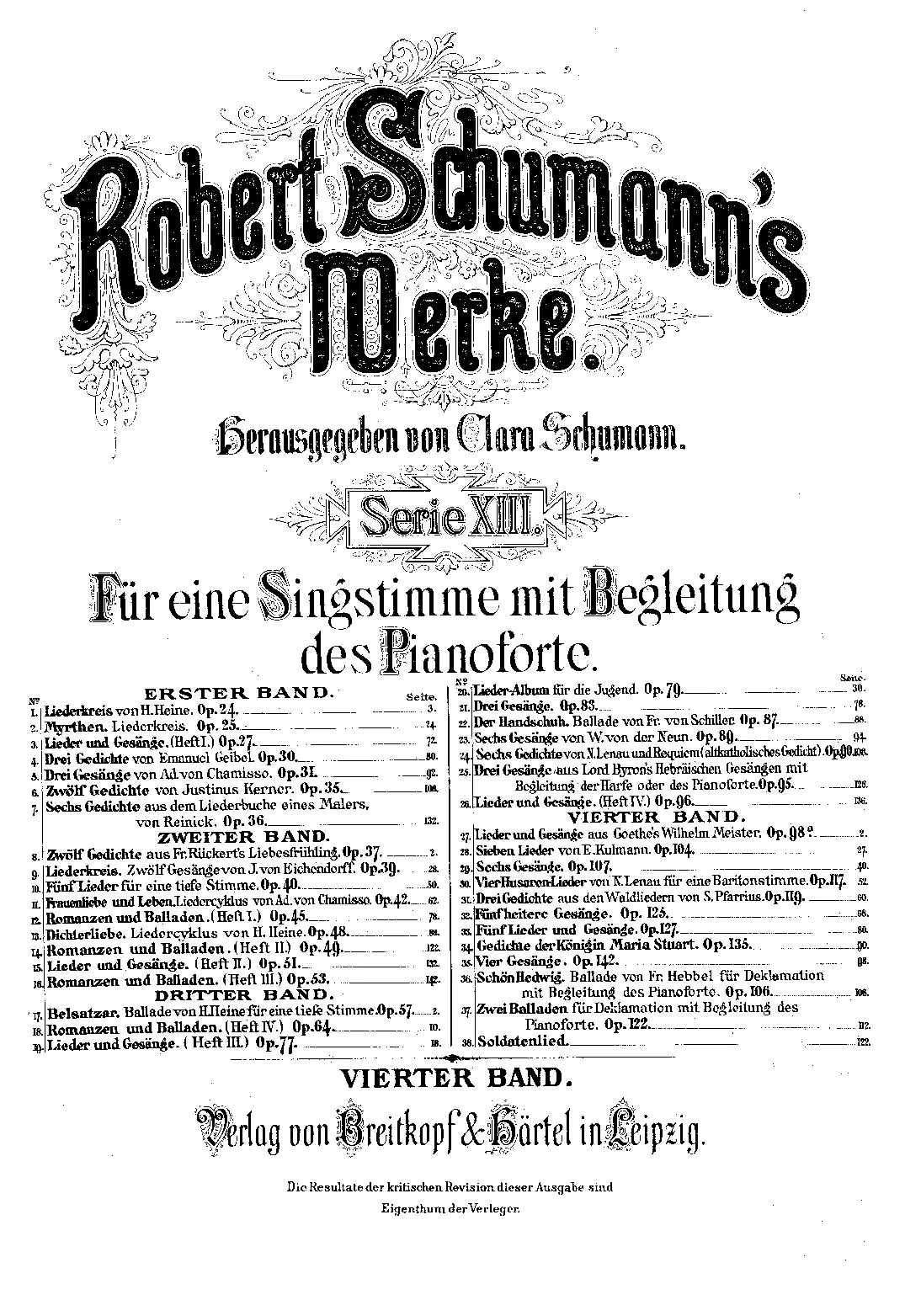 Lieder und Gesänge aus 'Wilhelm Meister' - Page 1