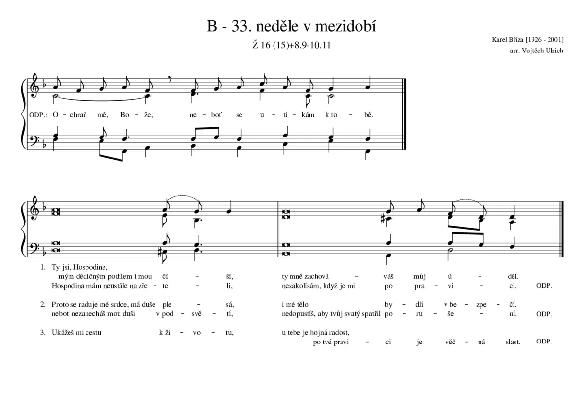 B - 33. neděle v mezidobí - Page 1