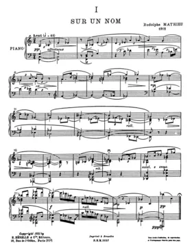 Trois Préludes pour piano