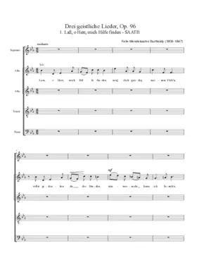 Lass', o Herr, mich Hülfe finden, Op. 96, No. 1