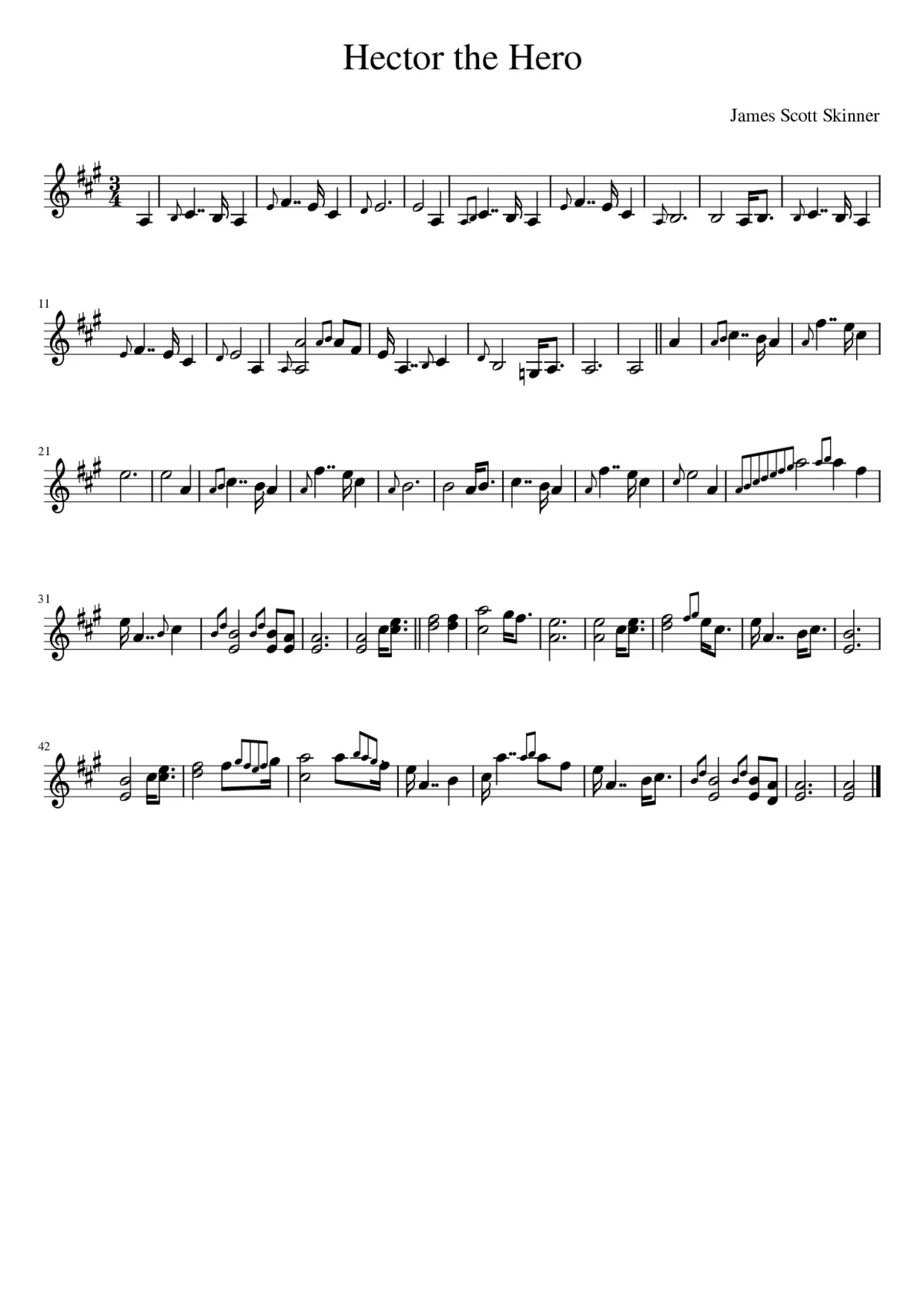 Hector the Hero - Page 1