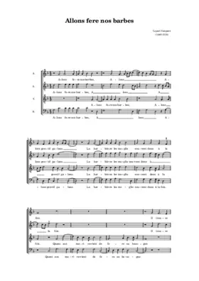 Allons fere nos barbes