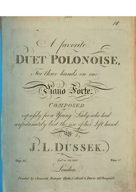 Duet Polonoise for Piano 3-Hands
