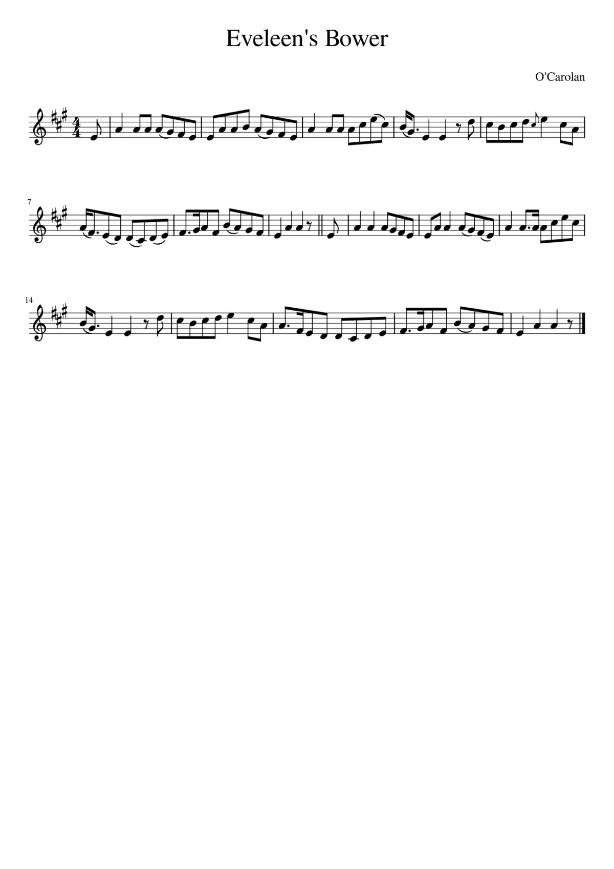 EVELEEN'S BOWER - Page 1