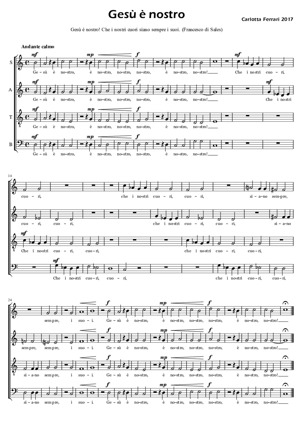 Gesù è nostro - Page 1