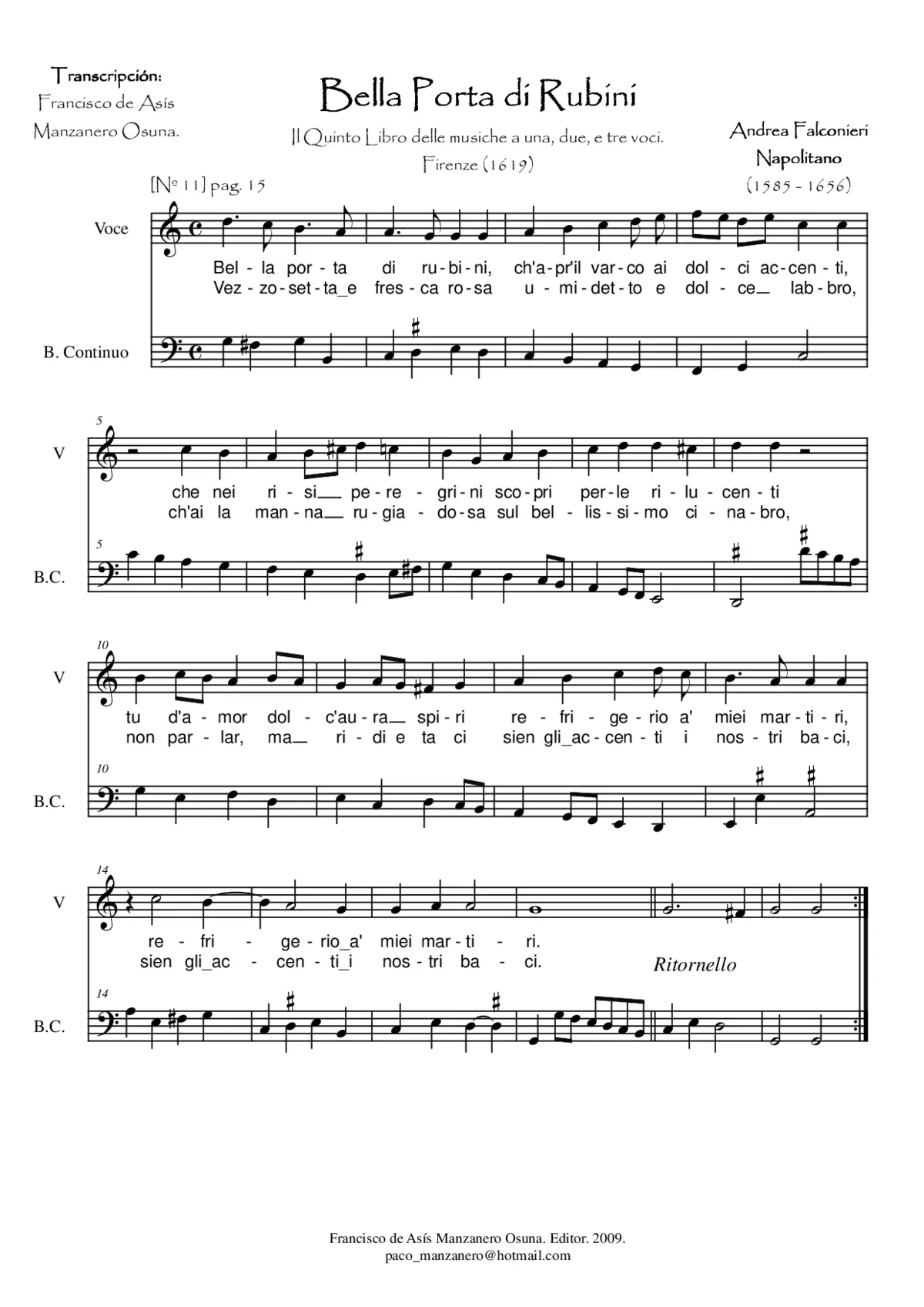 Bella porta di rubini - Page 1