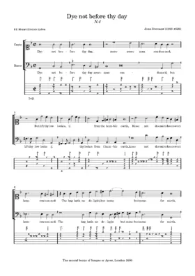 Dye not before thy day