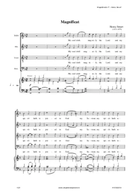 Magnificat and Nunc dimittis in F