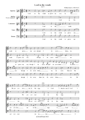 Lord in thy wrath reprove me not