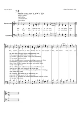 Die lieben dein Gesetze SWV 224