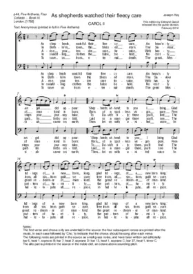 As shepherds watched their fleecy care